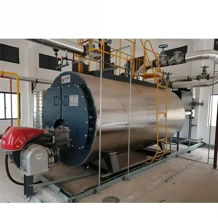 Industrial heating system for oil and  burning hot water boilers in hotel greenhouses, hospitals and schools