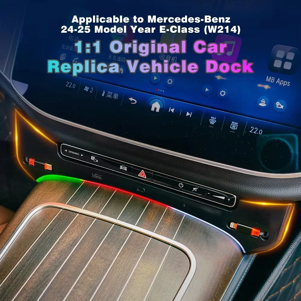 Active Ambient Lighting For Mercedes Benz E-Class New 64 Colors W214 4D Tweeter Car Door Cover Interior LED Ambience Lights