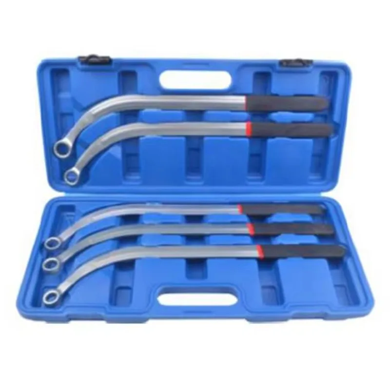 

5pcs Damper Pulley Puller Holder Flare Wrench Set Car Repair Tool