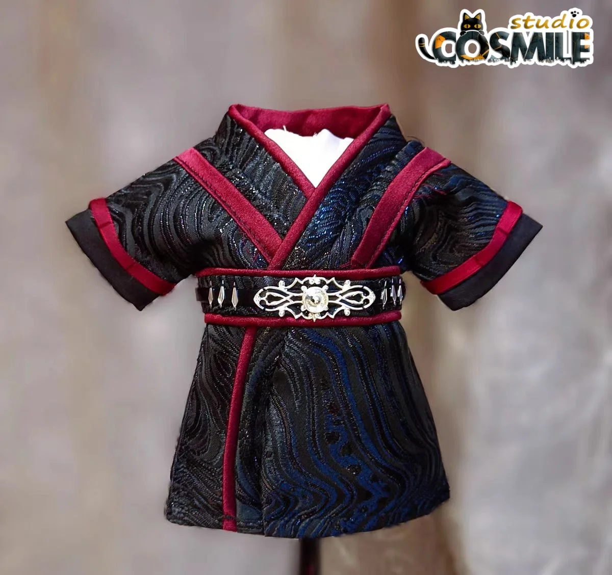 

A Journey To Love Ning Yuanzhou Liu Yuning Black Ancient Costume Hanfu 20cm Plush Doll Accessories Doll's Clothes PR