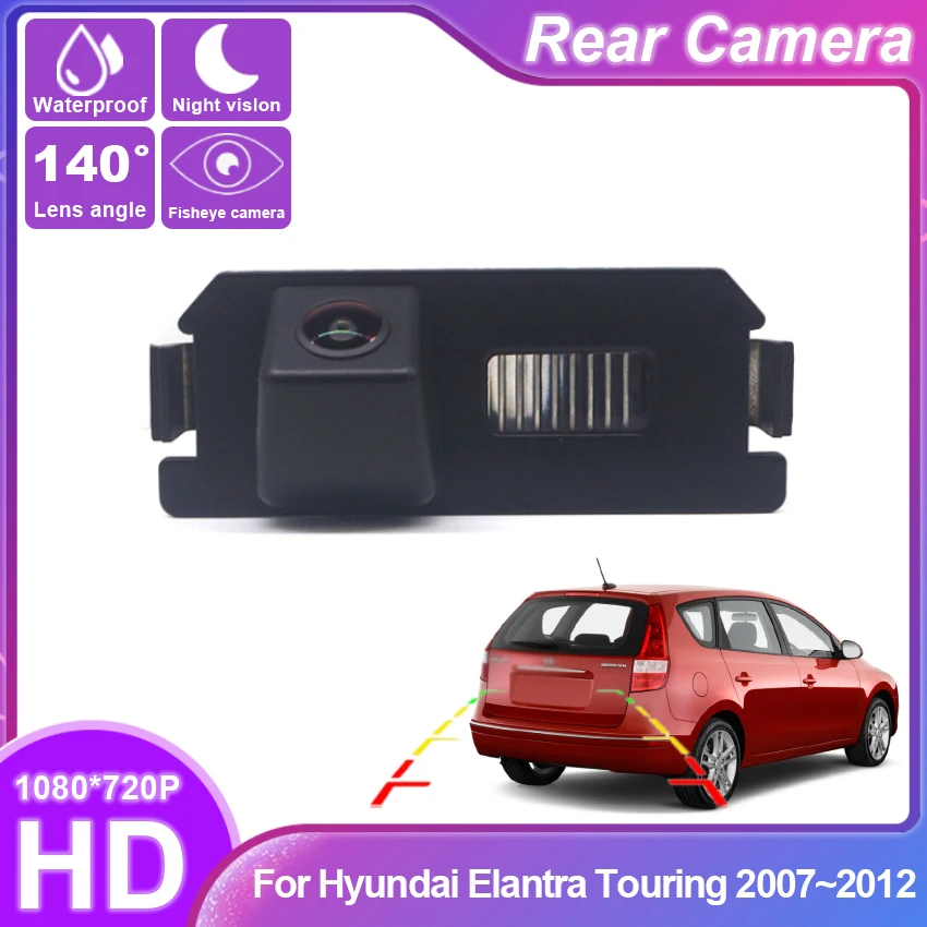 Special car Fish Eyes Night Vision Waterproof Car Reversing Back Up Camera CCD HD For Hyundai Elantra Touring 2007~2011 2012