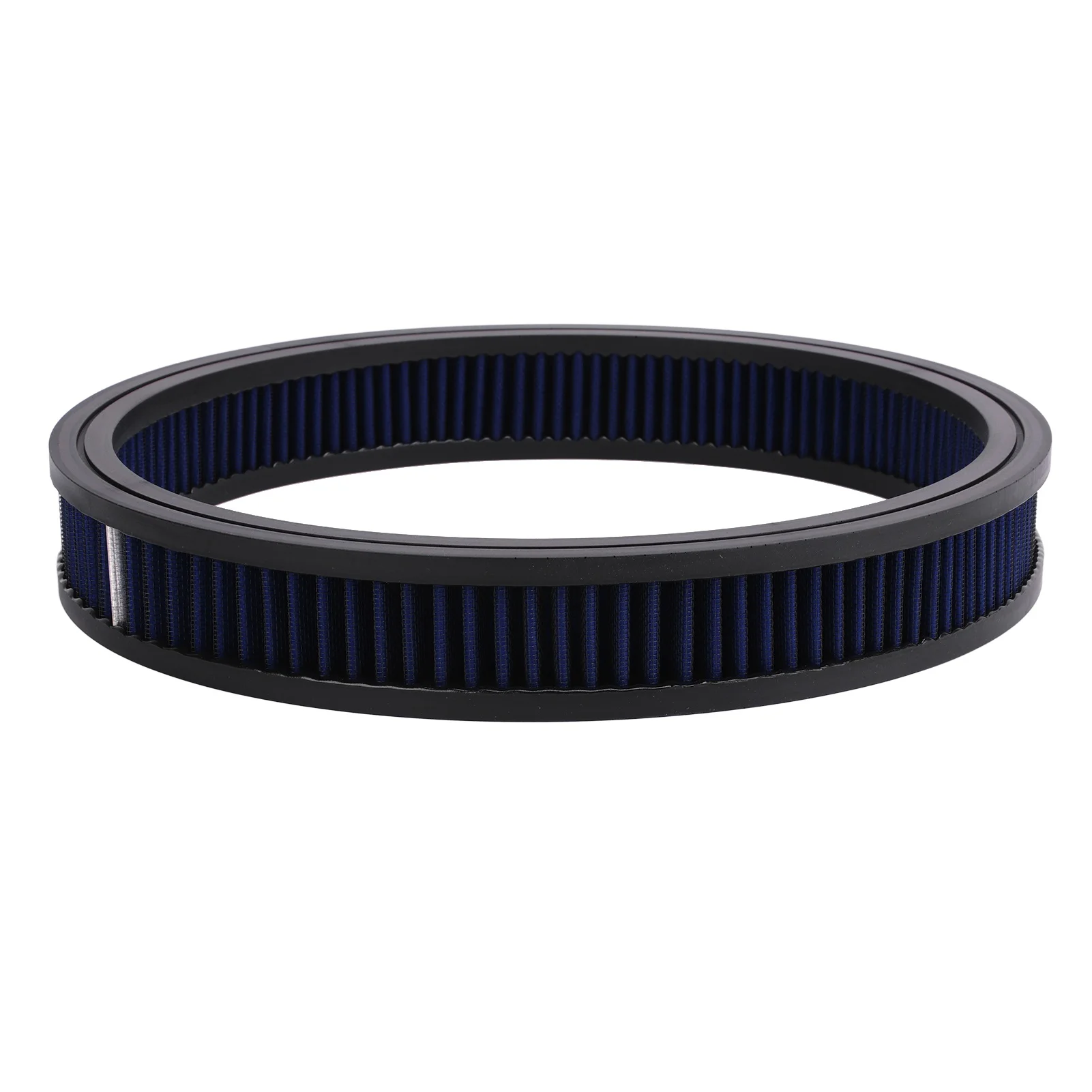High Flow Round Air Filter Element Washable Reusable Air Cleaner Intake Filter Element Replacement for Hot Rod 14x2in Air Filter