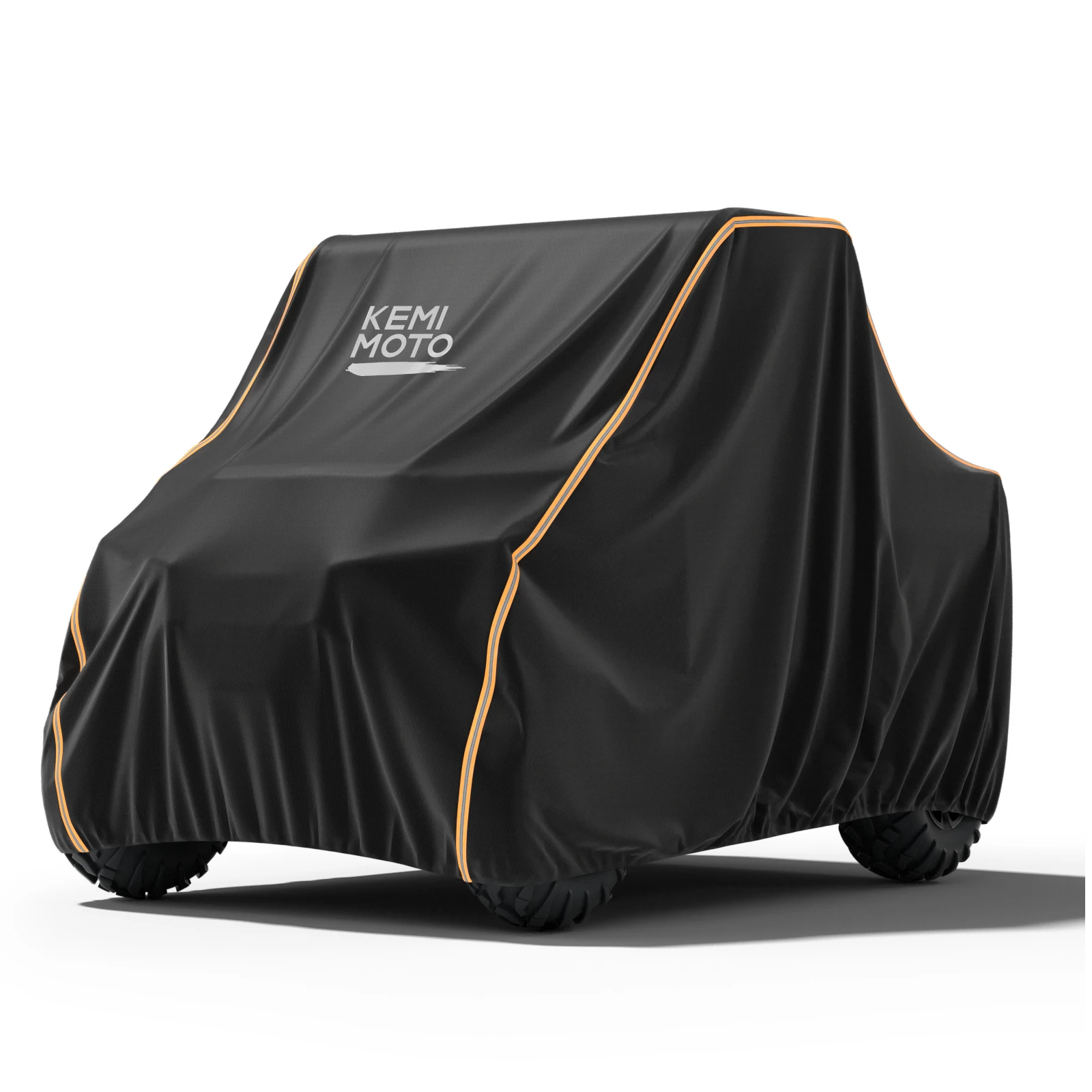 

KEMiMOTO UTV Cover 420D Waterproof 2-3 Seater with Reflective Strips Cover Compatible with Polaris Ranger 500 570 SP 570