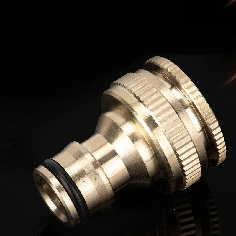 3/4 Inch 1/2 Inch Machine Tap Adapter Brass Automatic Stop Water Washing High-Pressure Cleaning Machine Garden Hose Fittings