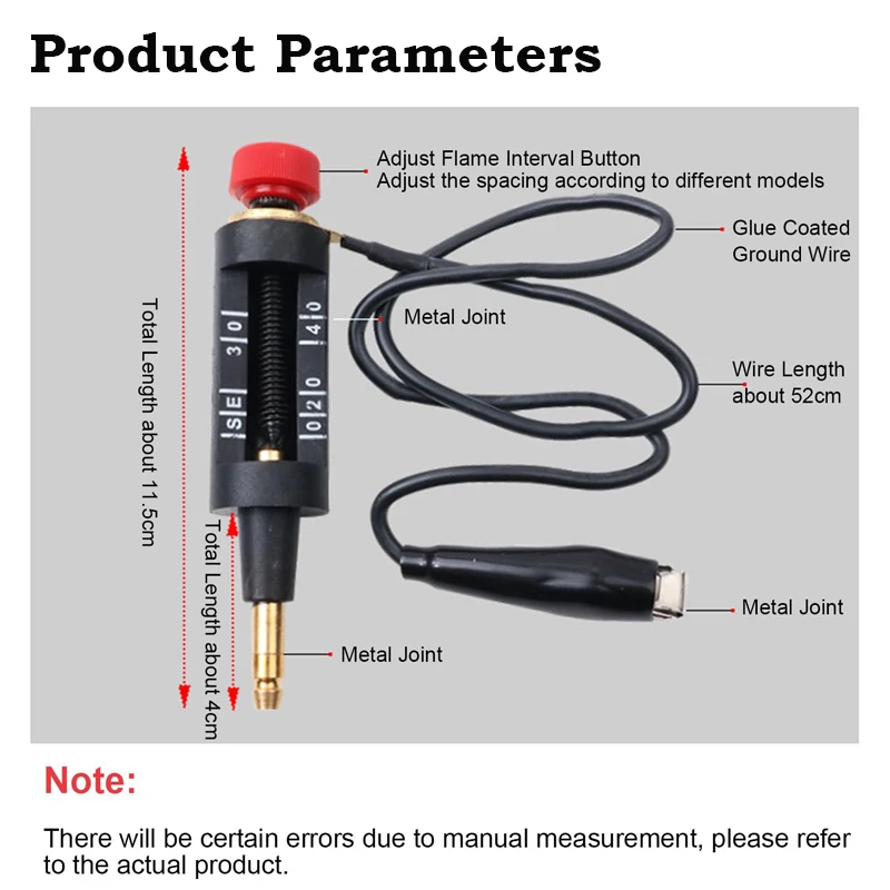 Adjustable Car Spark Plug Tester Wrench Ignition System Coil Engine Tester Ignition Coil Tester Car Repair Tool Car Accessories