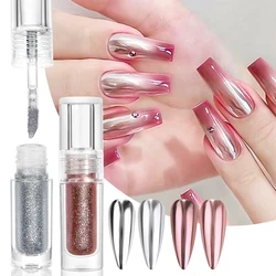 3g/Bottle Semi-Solid Magic-Mirror Nail Art Glitter Powder Mirror Effect For Nails Manicure Powder For DIY