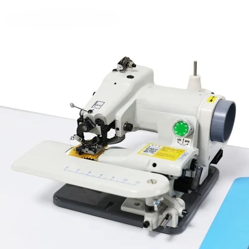 Household Small Tabletop Cover Stitch Machine with Motor Plastic Hemming Machine for Trousers Cuffs & Hems