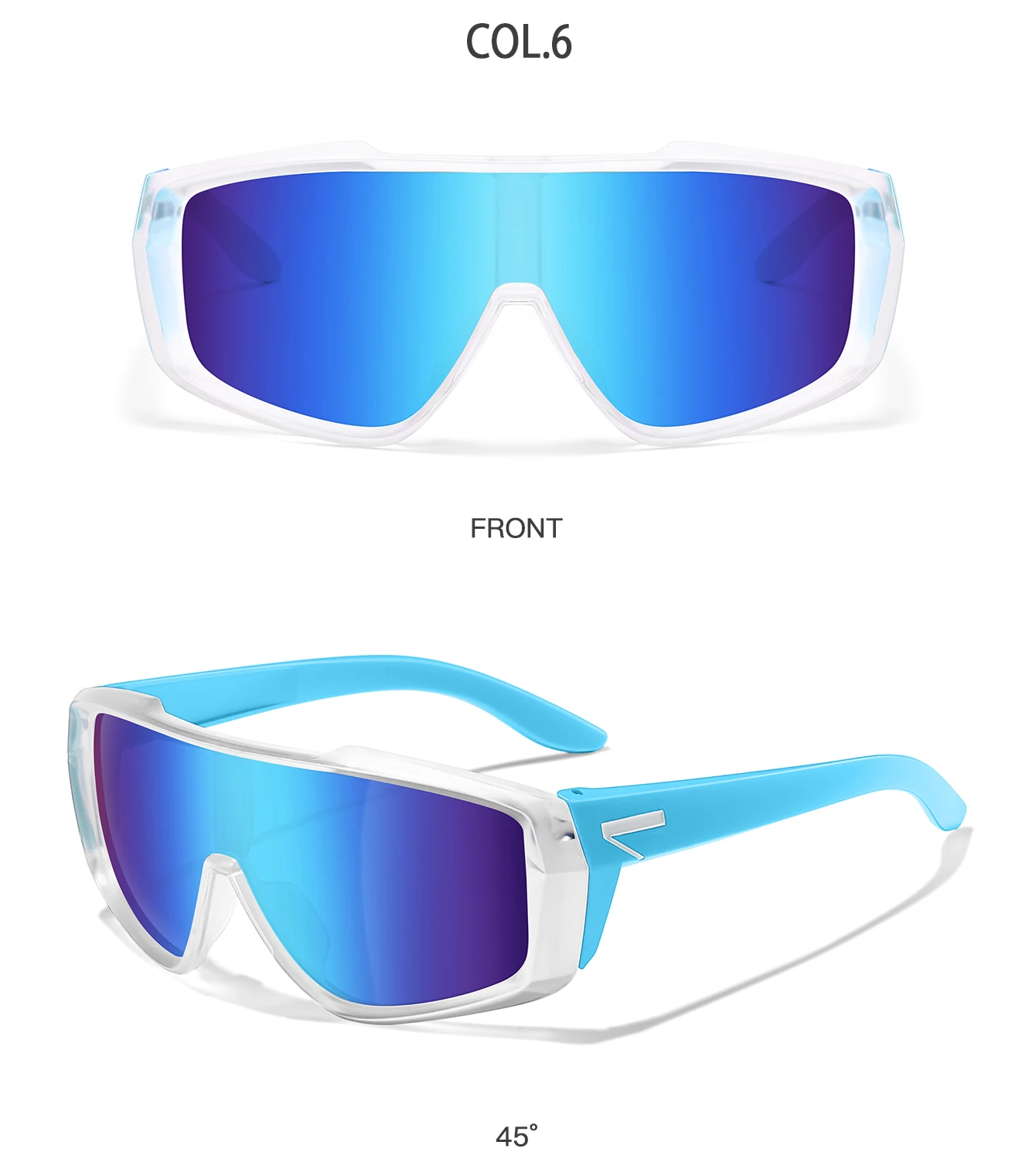 Bunte Jugend-Sonnenbrille, UV400, winddicht, MTB, Fahrrad, modisch, Outdoor-Sport, Radfahren, Schutzbrille für Männer und Frauen – Detail 8