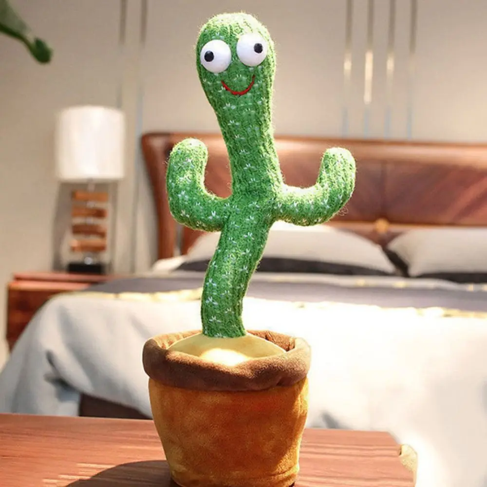 Cactus bailarín electrónico, Cactus que habla, juguete de bailarina electrónica, versión en inglés, juguetes de peluche para bailar