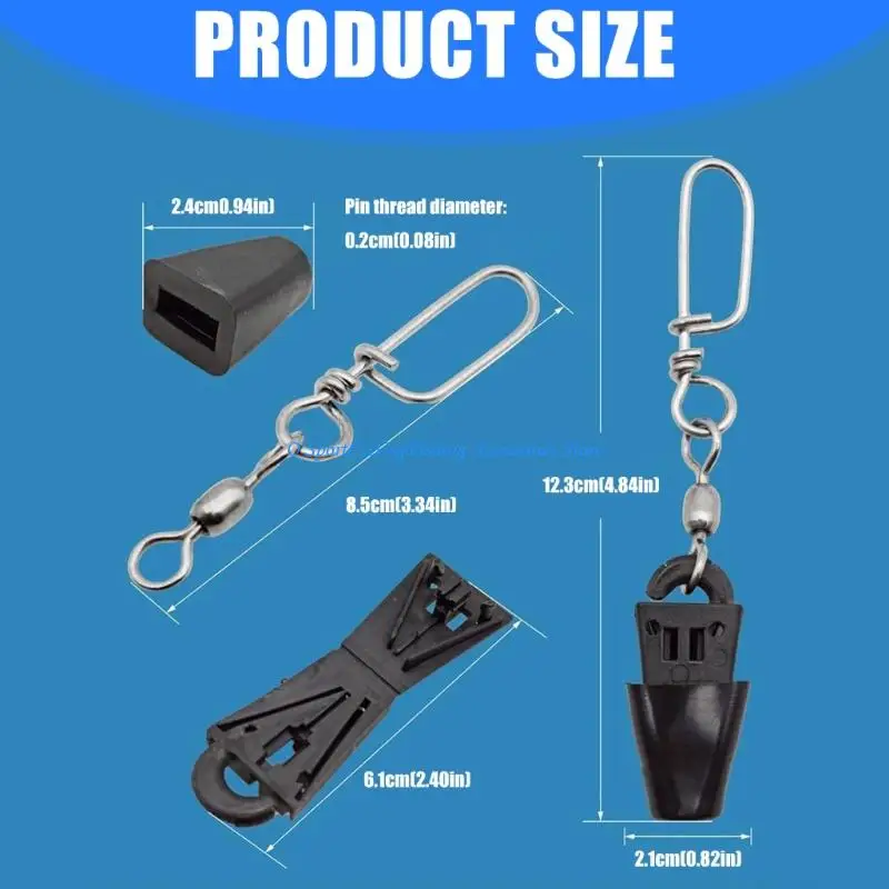 Downrigger Terminal Fishing Fishing Downrigger Clips Trolling Linker Equipment #6