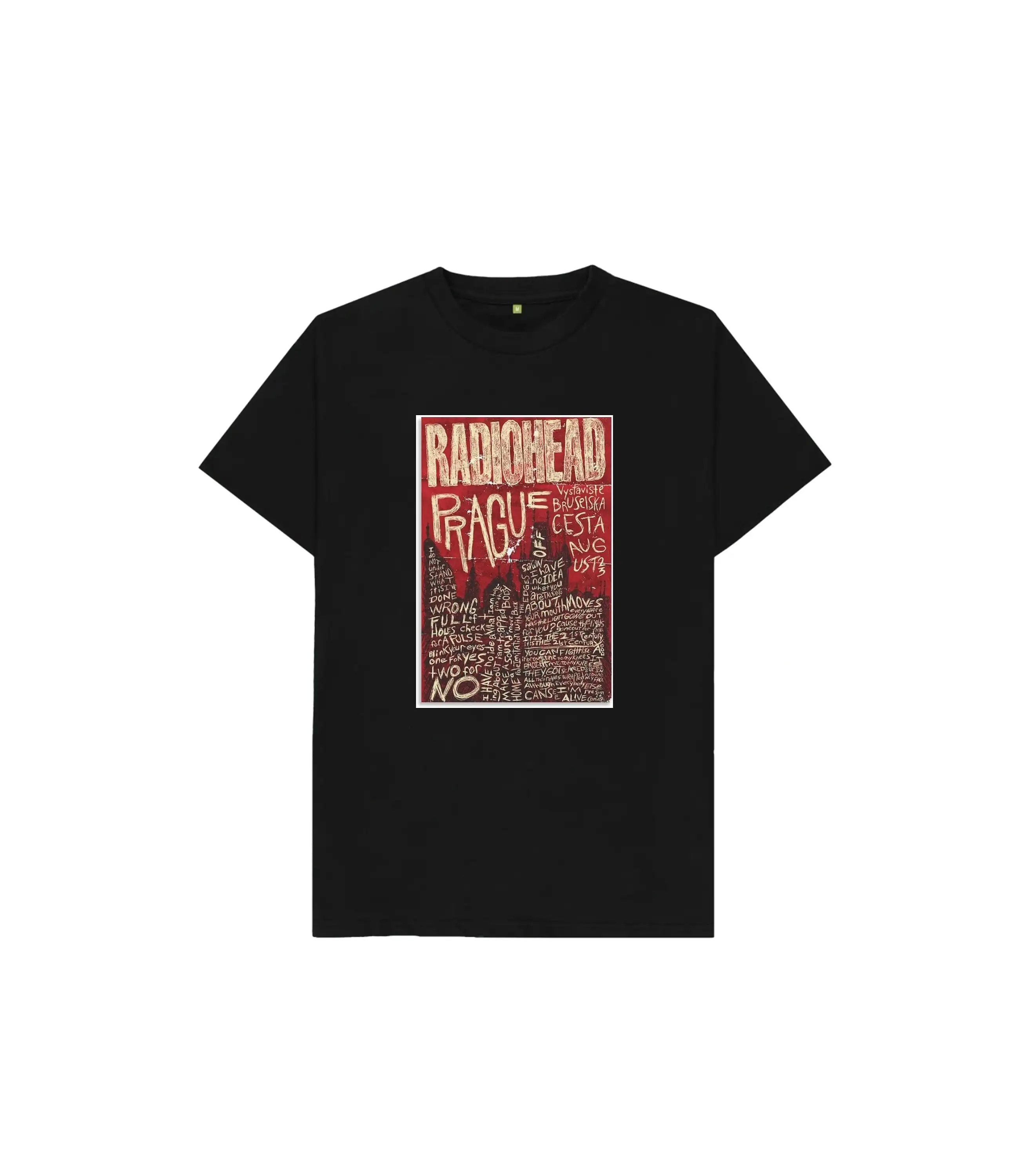 Radiohead Prague Inspired Thom Yorke T Shirt