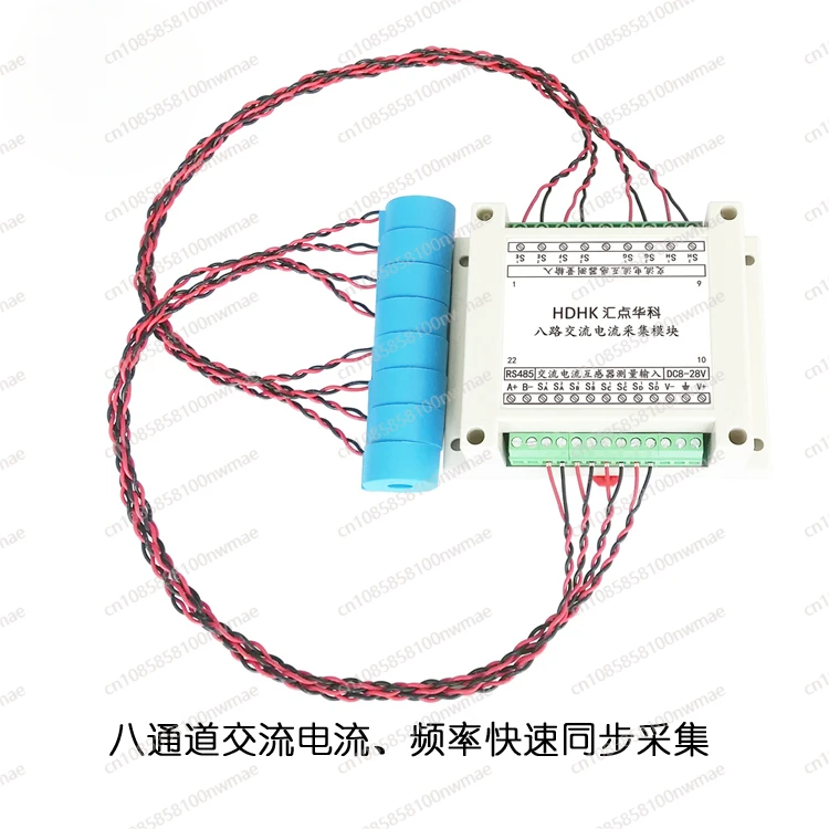 

Multi-channel 8-channel AC Current Acquisition Module RS485 Measuring Sensor Transmitter MODBUS-RTU