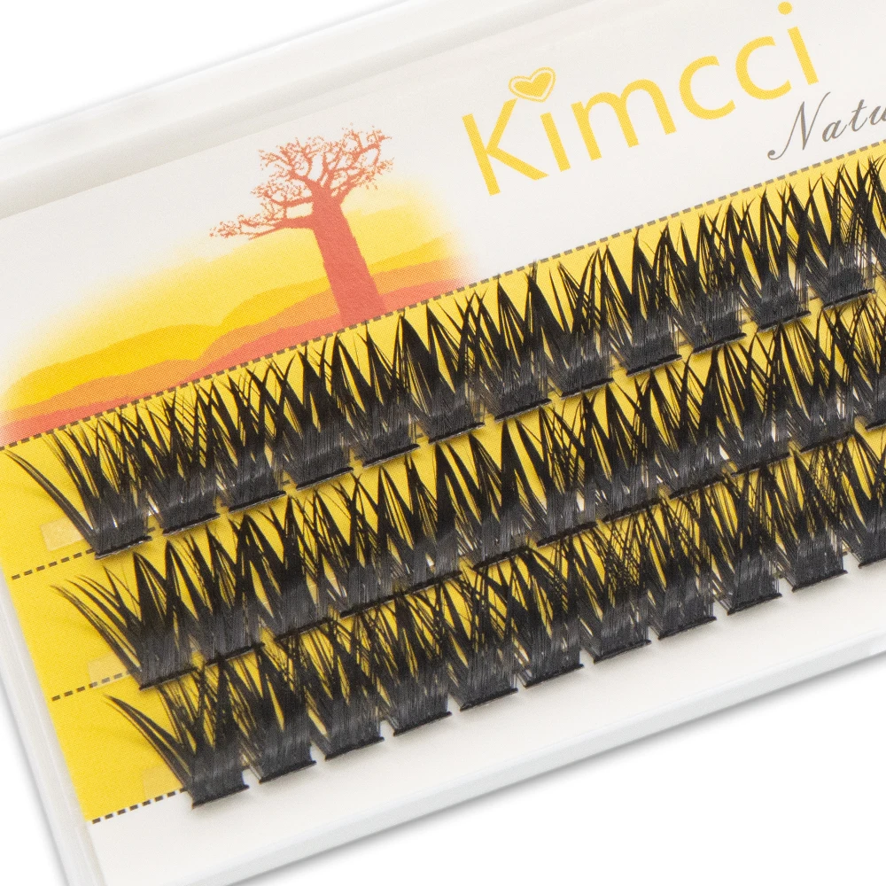 キムチ 100D 3D ブラントチップつけまつげ ふんわり&ナチュラルなボリュームまつげ ソフトな日常使いつけまつげ デイリーグラムメイクツール