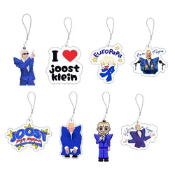 Eurovision 2024 Joost Klein Mobile Phone Charms Keychains for Accessories Europapa Pendant Key Chain Jewelry Fans Gifts