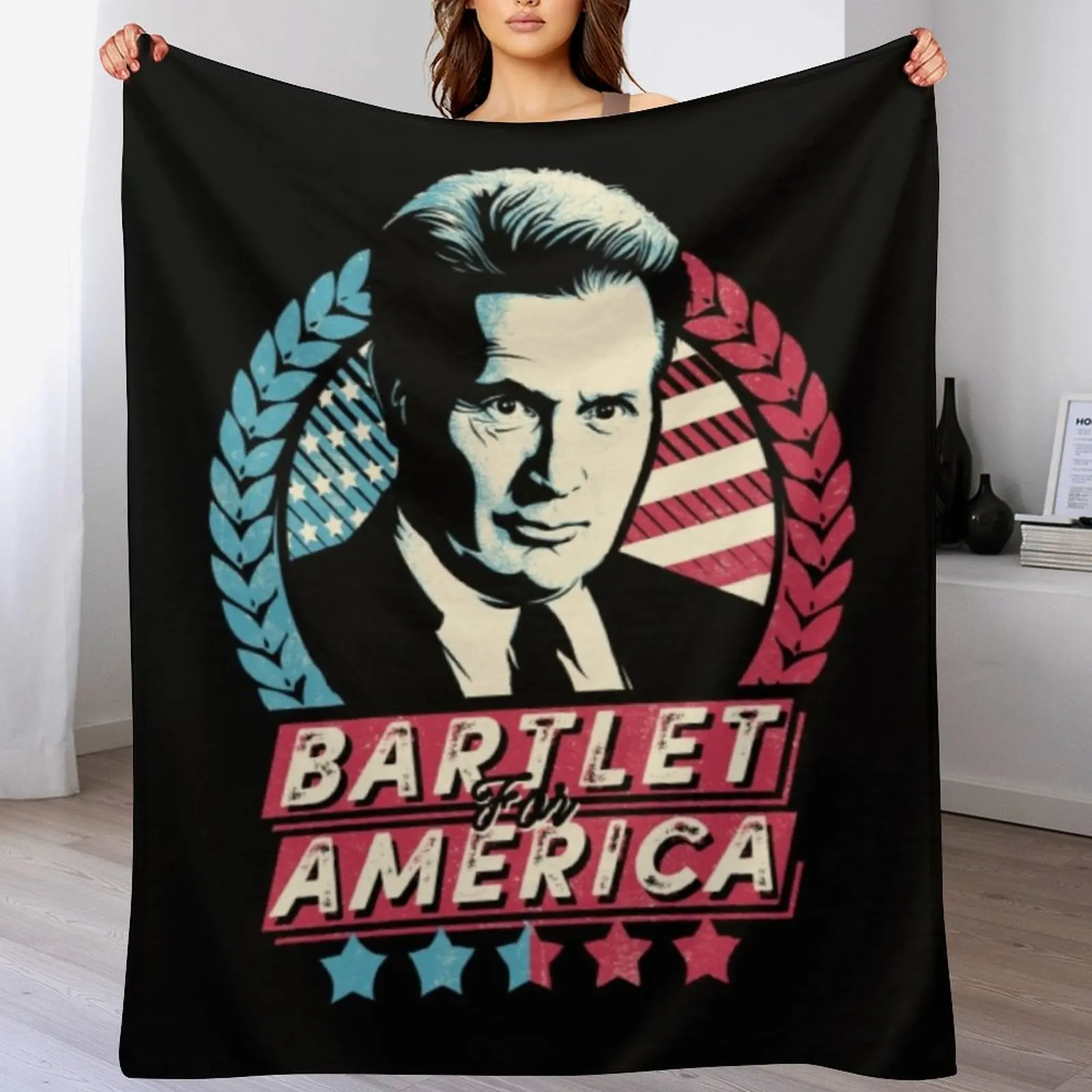 

The West Wing T-ShirtBartlet for America Throw Blanket Bed Fashionable For Sofa Thin Blankets