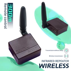 Wireless Infrared Repeater Remote Control - USB Receiver Infrared Audio and Video Device Compatible Remote Control Kit