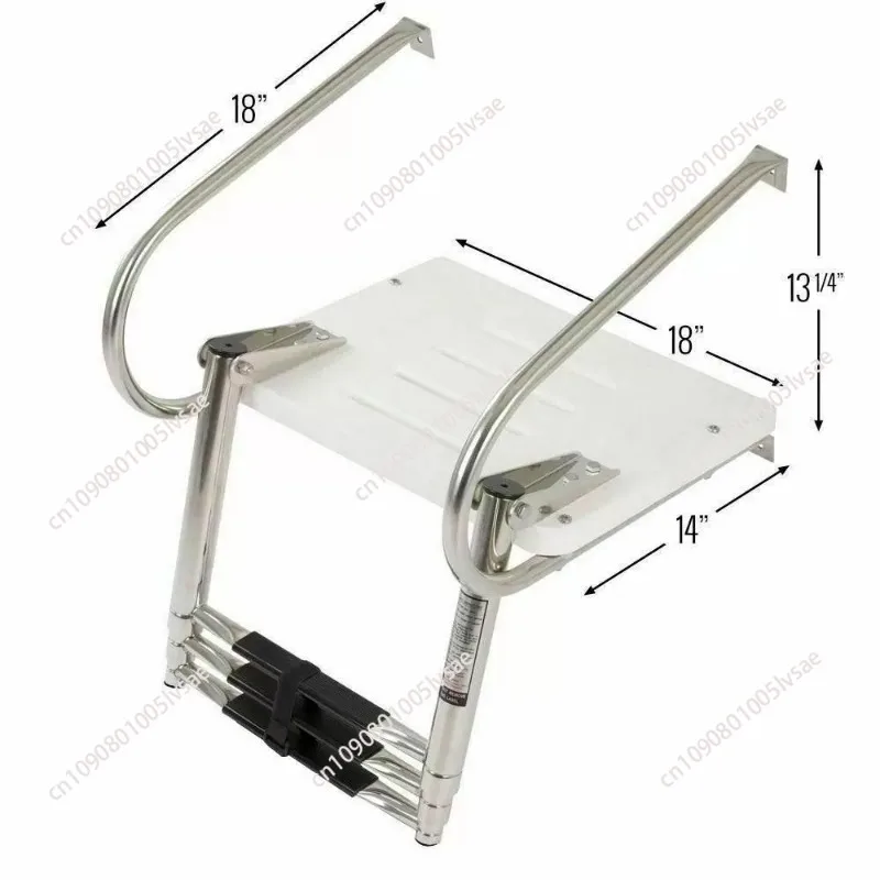 Top Quality Swimming Pool Stainless Steel Welded Steps Marine Steps
