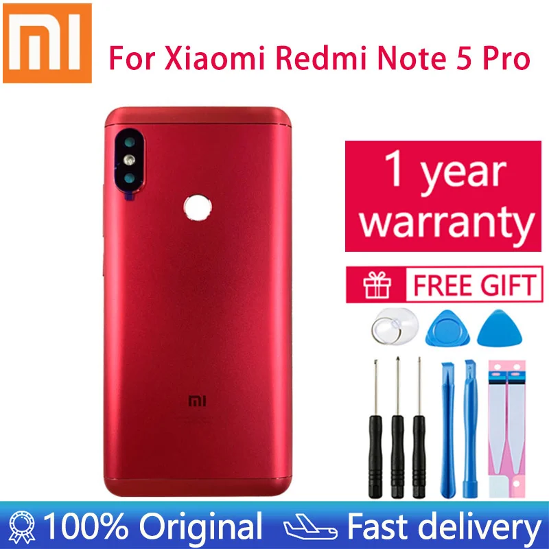 Original Housing For Xiaomi Redmi Note5 pro Battery Back Cover Replacement Parts Case For Redmi Note 5pro