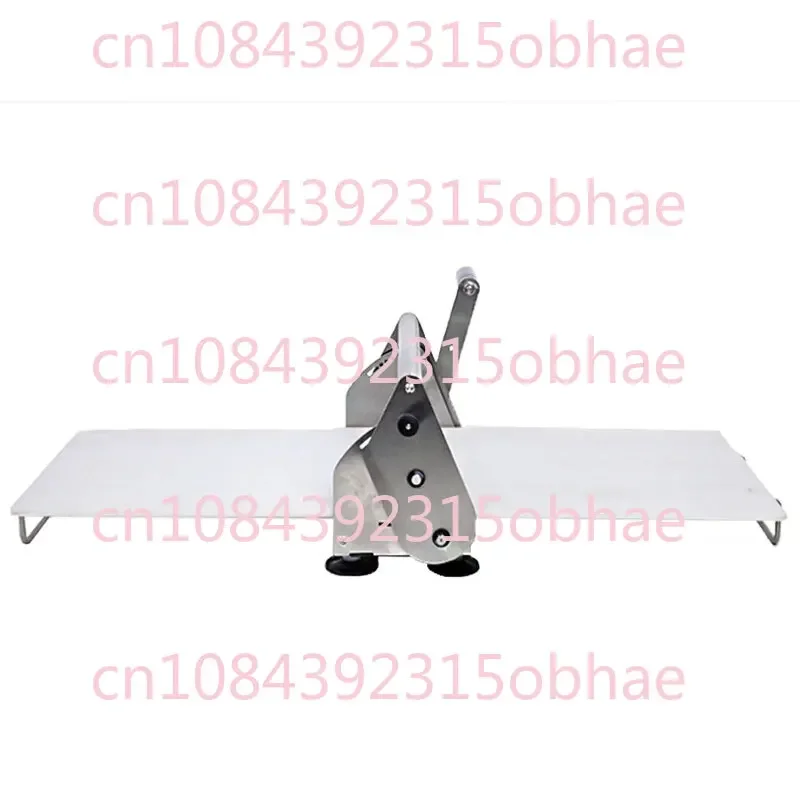 CS-3080 Bakery Machine Table Top Dough Sheeter Machine Pizza Croissant Dough Sheeter Dough Thickness 1-17.5mm Silver Steel Cake