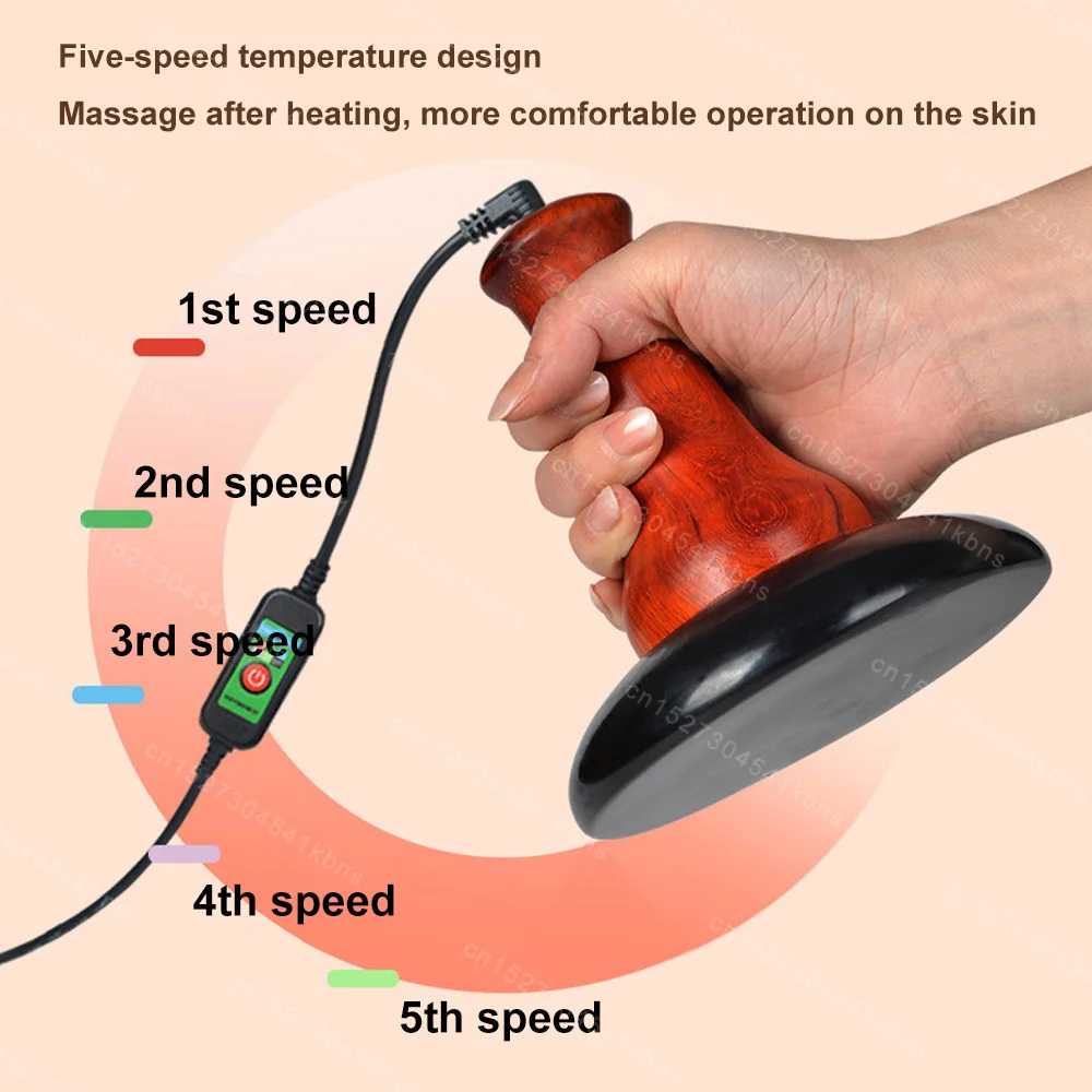 

Bianstone Warm Moxibustion Instrument Scraping Meridian Dredge Beauty Salon Gua Sha Massager Slimming Physical Therapy Body Care