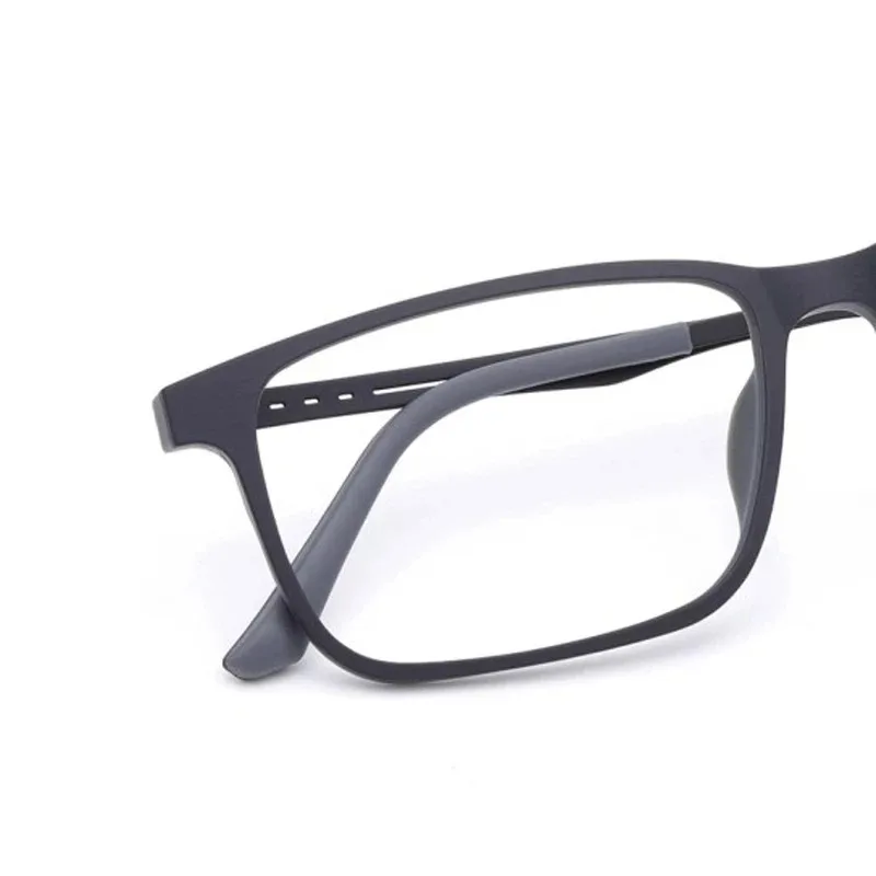 Ultraleichte, modische TR90-Lesebrille für Damen, quadratisch, flexibel, verschreibungspflichtige Herren-Brillengestelle – Detail 6