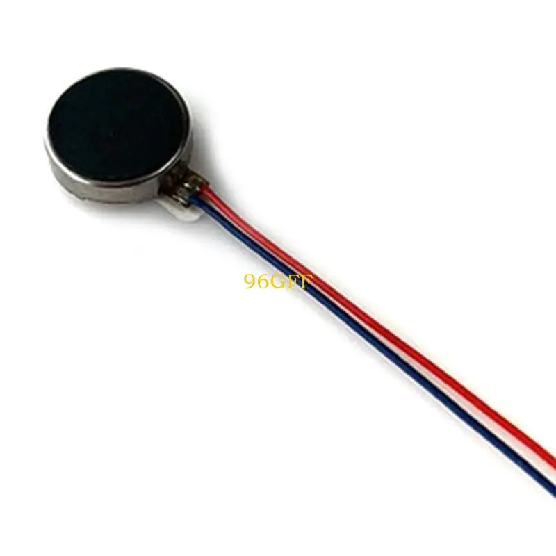96GF for DC Mini Vibration Motor 3V 70mA 12000rpm Button-type Brushed Micro Motor 8x2