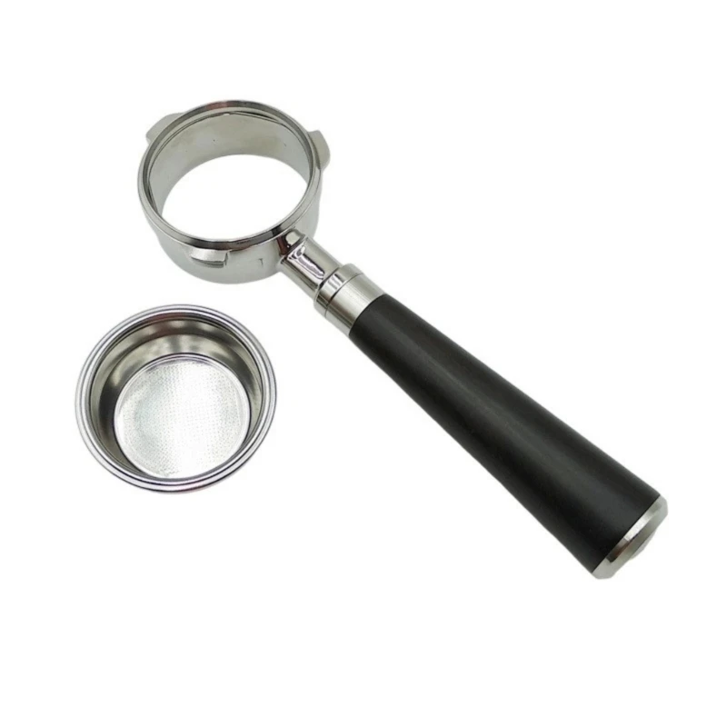 918D Профессиональный бездонный портафильтр с тремя ушками, 58 мм, с ручкой, запасные части для кофемашины для эспрессо, аксессуары