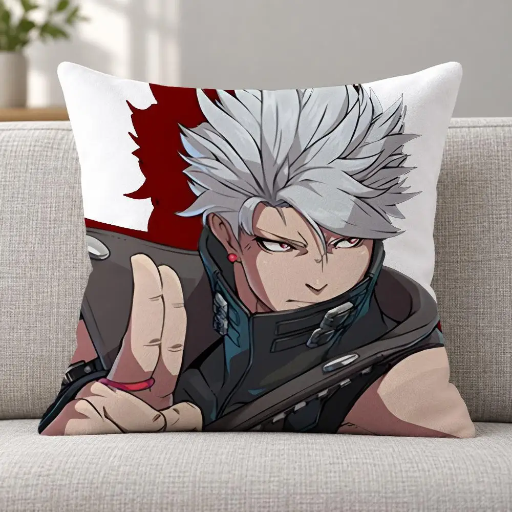Game Adventure G-Guilty Gear Strive Cushion Cover Soft Plush  throw pillow Sofa Bedroom Living Room Car Dorm Home Decor Gift