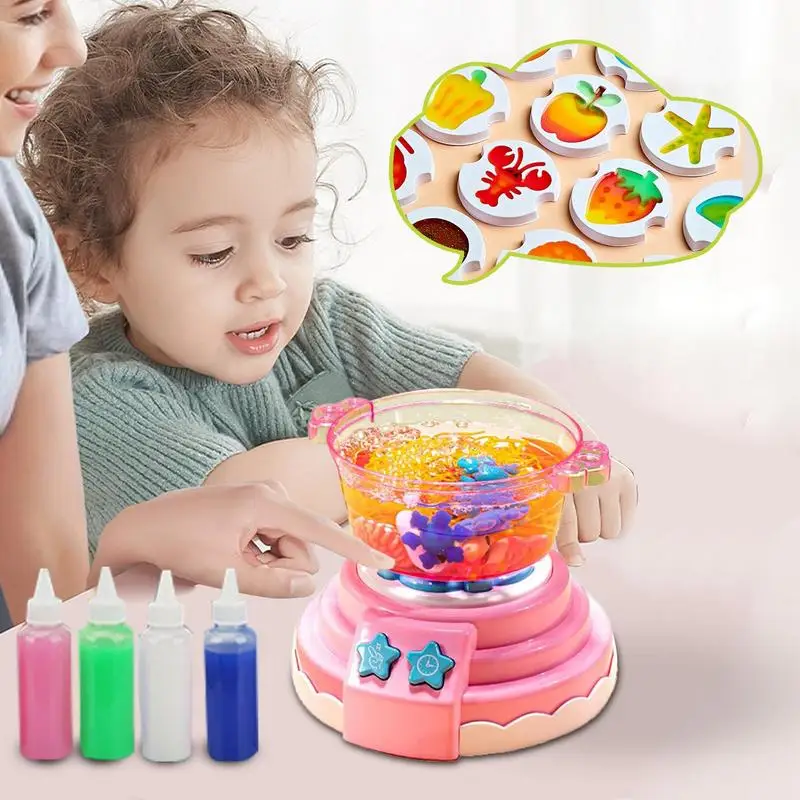 Aqua Fairy Toy Set para crianças, Fada da água mágica para meninos, Artes e Ofícios, Gel mágico, Moldes para animais