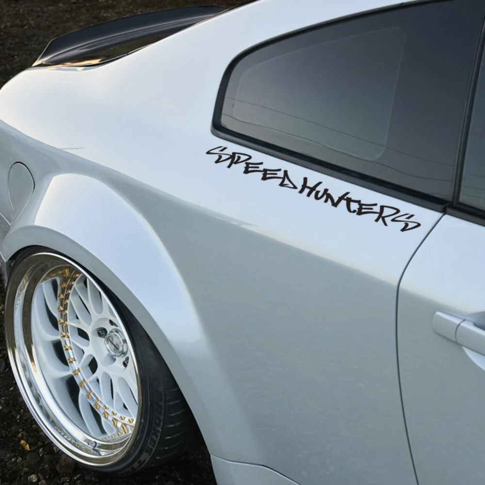 Creative Speed Hunters Car Sticker Auto Windshield Window Side Body Decoration Vinyl Decor Decal Motorcycle Tuning Accessories image 3