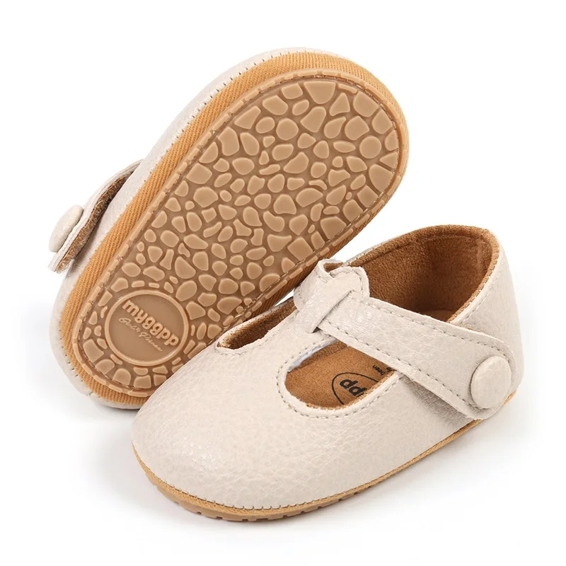 Blotona-Baby Girl Premium PU Flats, Infantil Primeiro Walker Berço Sapatos, Festa, Festival, Baby Shower