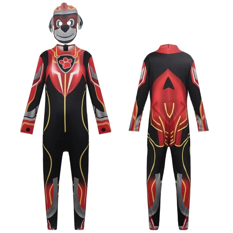 Monos infantiles para niños, disfraz de perro patrulla, disfraces de Halloween, mascota, perro Chase, fiesta de Carnaval, ropa de juego de rol para chico