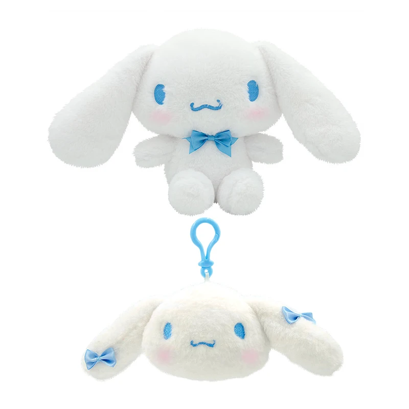 Sanrio peluş şekil Cinnamoroll taç serisi karikatür yumuşak peluş sevimli küçük Charms bebekler dolgu yastık çocuk oyuncakları doğum günü hediyeleri