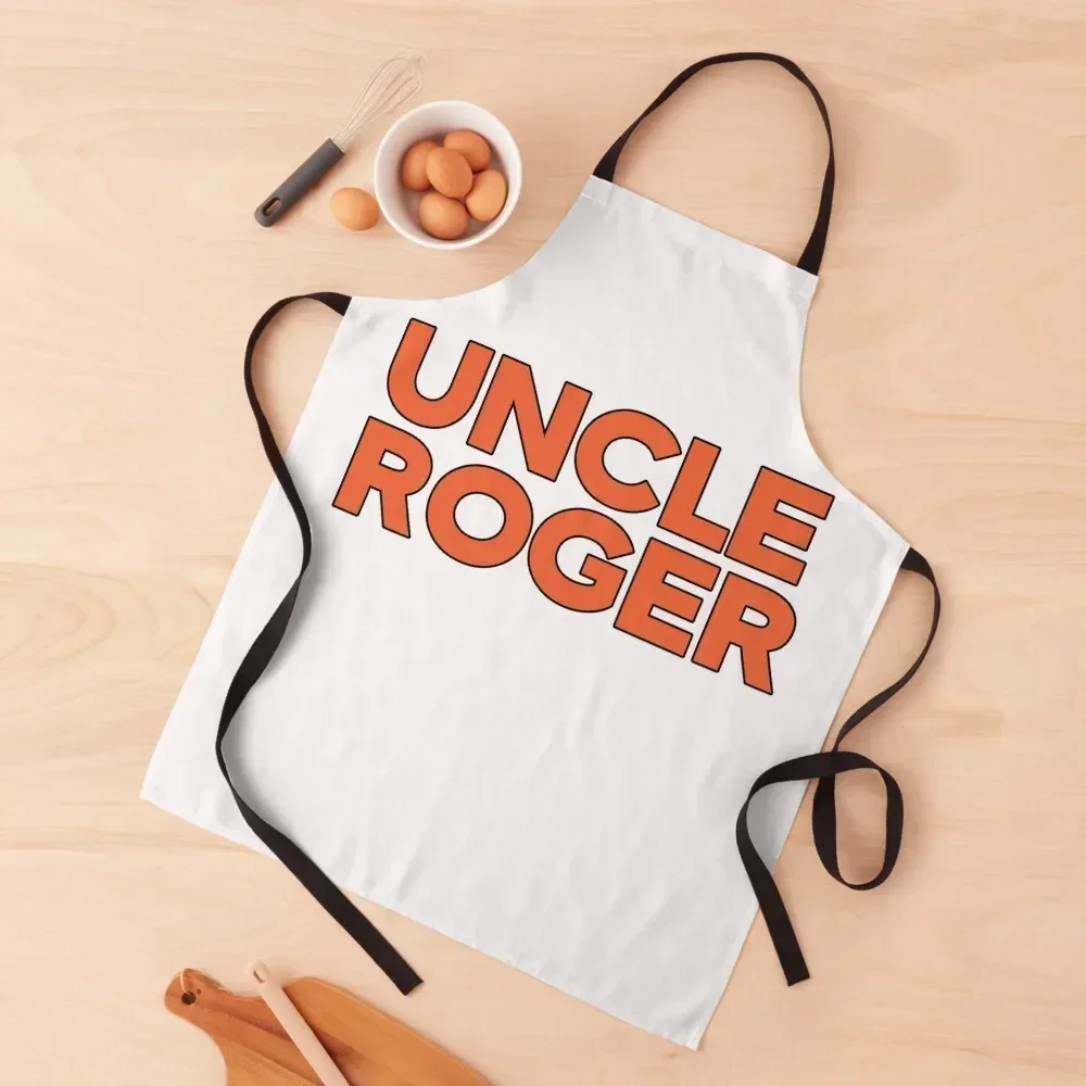 Uncle Roger Merch Uncle Roger Apron men's barbecue For Woman useful gadgets for home Hairdresser Apron