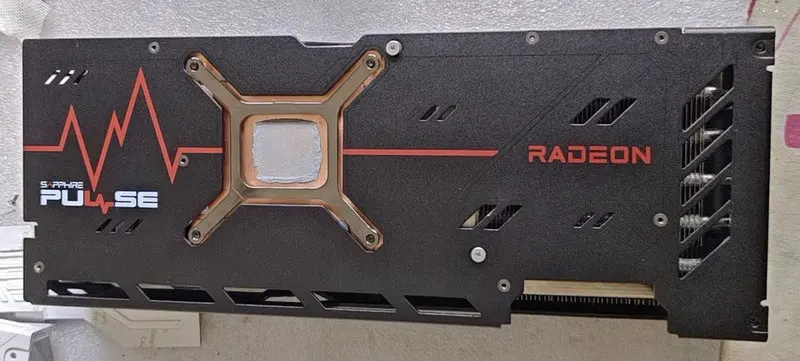 Original Radiator Cooler for Sapphire RX7900XT Graphics Card with Backplate