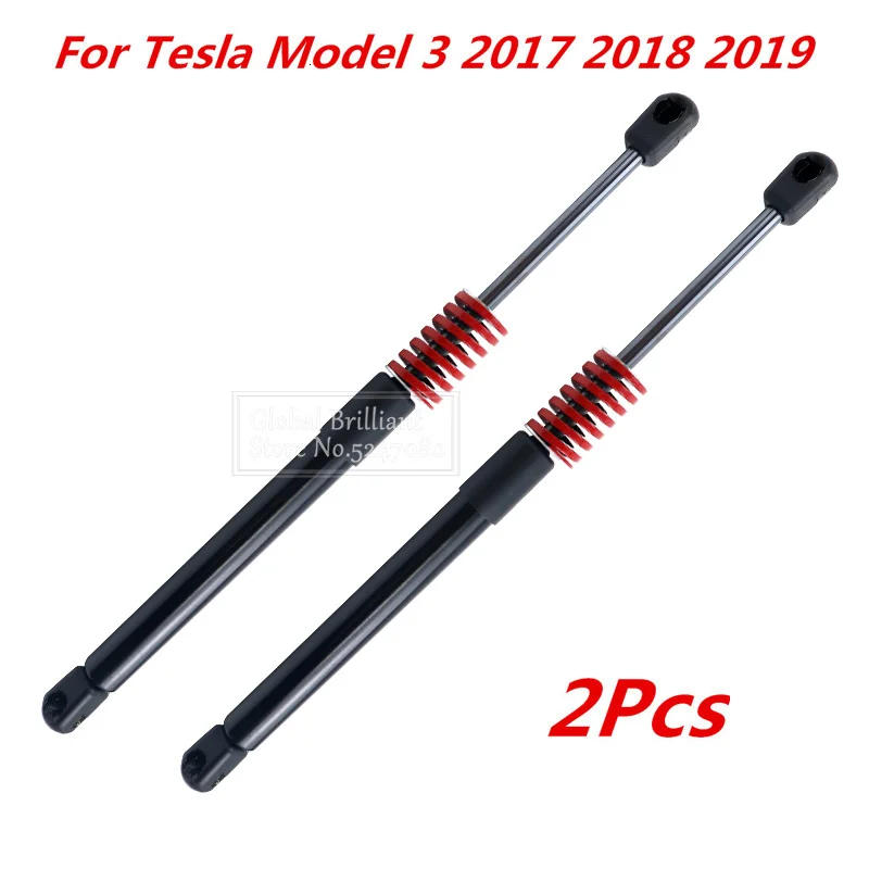 2X Vorne/Hinten Auto Stamm Motor Heckklappe Heckklappe Boot Gas Frühling Schock Lift Streben Unterstützung Für Tesla Modell 3 2017 2018 2019 – Detail 3