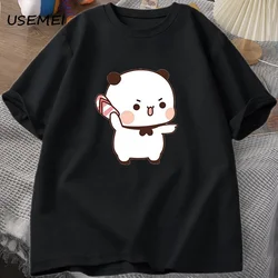 Cute Bubu Is lancio Flip-flop T Shirt uomo donna divertente Cartoon Dudu T-Shirt cotone estate stampa o-collo vestiti maschili Oversize