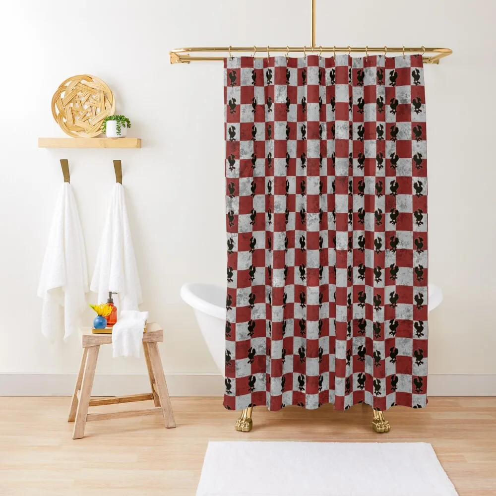 

Chocobo Checkered Pattern Shower Curtain Shower Bathroom Waterproof Fabric Shower In The Bathroom Luxury Bathroom Curtain