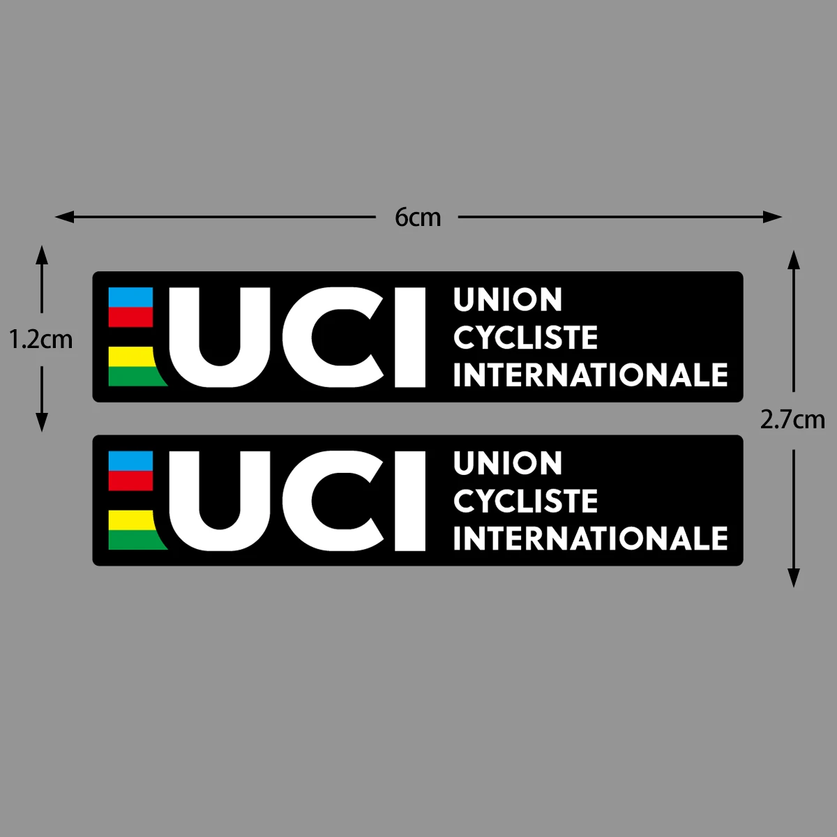 Sport Cycling Sticker Set 2PCS Road MTB Bike Frame Vinyl Decals Waterproof Bicycle Decoration Accessories