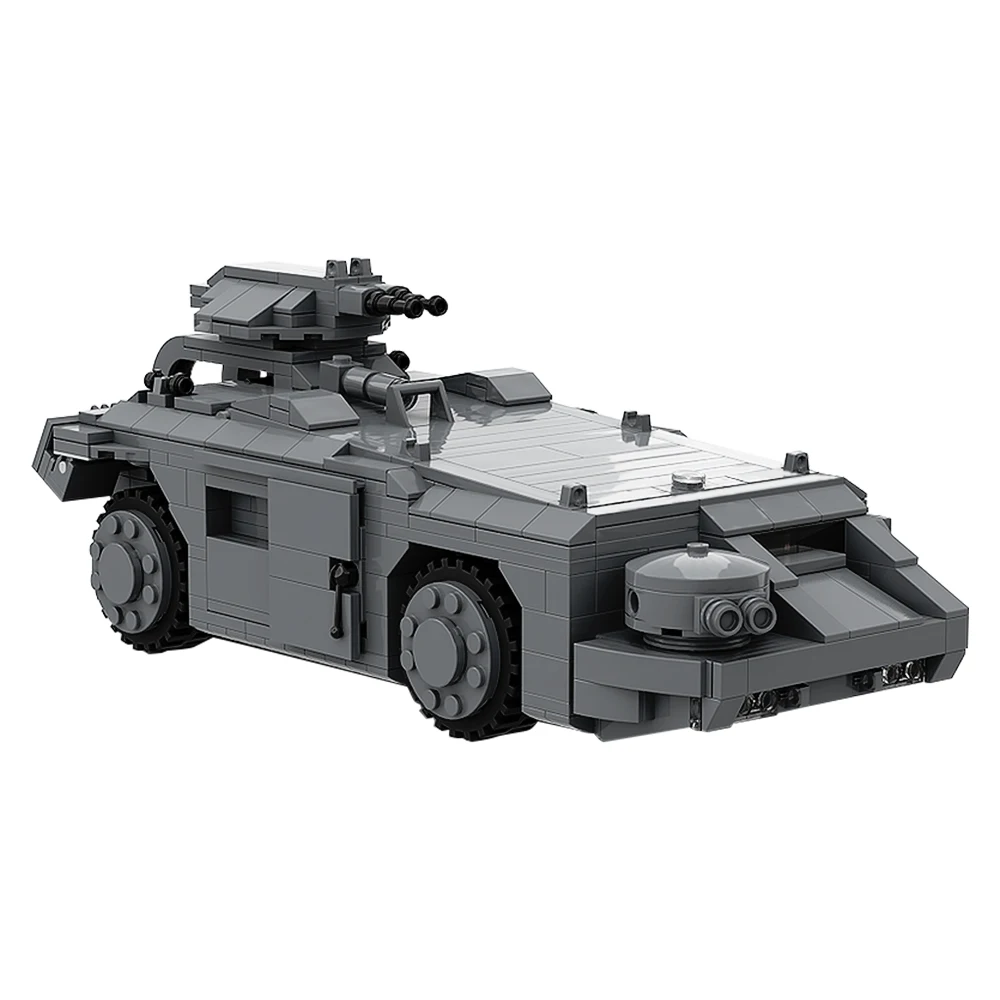 Gobricks MOC Aliens M577 APC Building Block Set Personnel Carrier Military Vehicle Bricks World War Army Car Toys For Gift