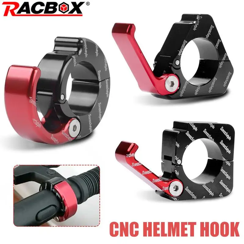 

22mm CNC Aluminum Motorcycle Helmet Hook Luggage Bag Hook Holder Hanger Hook Motorbike Scooter Helmet Bags Gadget Glove Hook