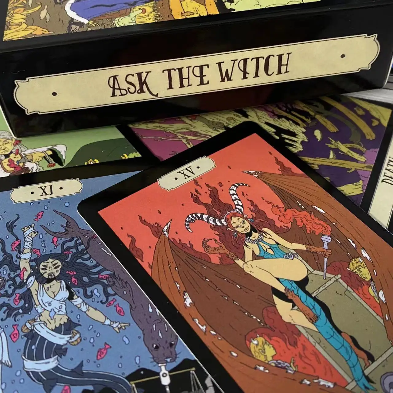 10.3*6cm Ask the Witch Tarot Card Games