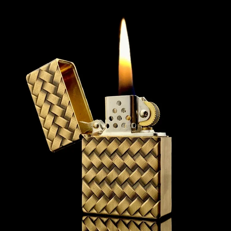 

Star ST9 латунная керосиновая зажигалка с тиснением, ветрозащитная ретро шлифовальная круга, зажигание, персонализированная креативная коллекция, мужские подарки