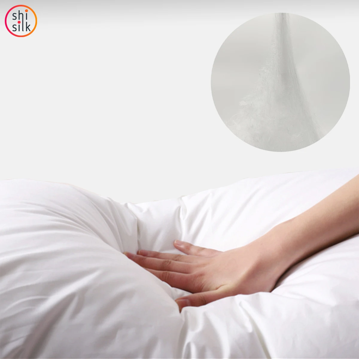 Ukuran Raja Bantal Sutra Murbei Terbungkus Bambu Alami