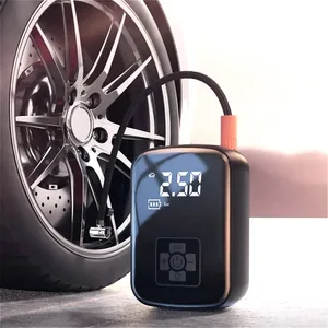 Electric tire inflamor, wireless tire, intelligent digital display, car compressor tire gas machines from the car 8 Main Air Compressor Sales - №5