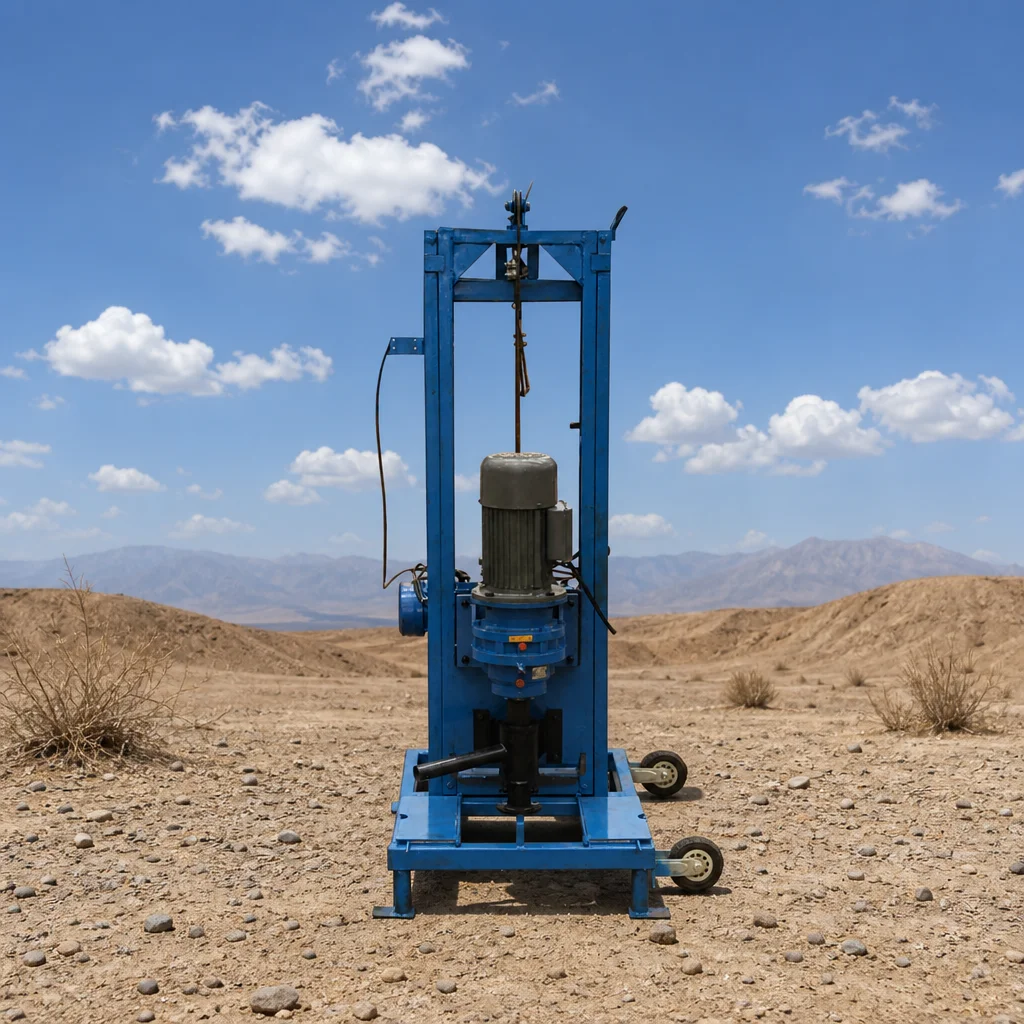 Customized Up To 100m Depth High Torque Hydraulic Driven Water Well Drilling Equipment Portable Model for Livestock Water Supply