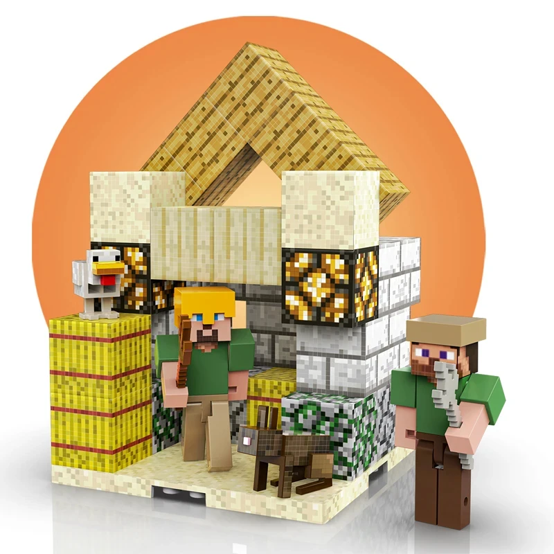 Kbox magnetic building block toy "Forging Table" cubic large particle building block set children's STEM education toy