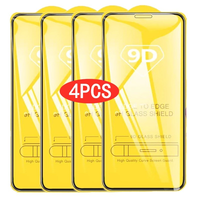 1-4PCS 9D Tempered Glass For Xiaomi 12T 11T 11 Lite Poco X3 Pro M5 X4 Pro 5G F3 F4 GT M4 F1 M3 9 8 10T 11i A3 Screen Protector