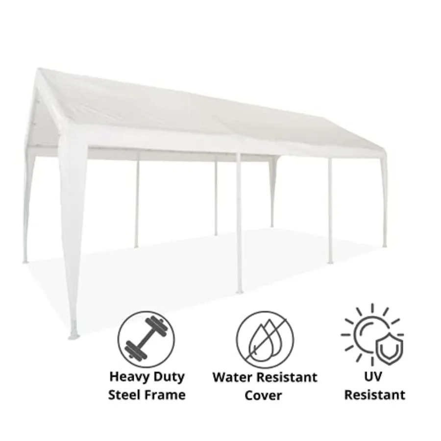 Canopy Portable Garage Fully Enclosed All Season Carport Canopy