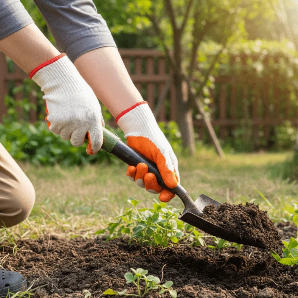 12pairs مقاومة للاهتراء قفازات التأمين على العمل عدم الانزلاق قبضة ممتازة قفازات النتريل مرنة تنفس قفازات العمل